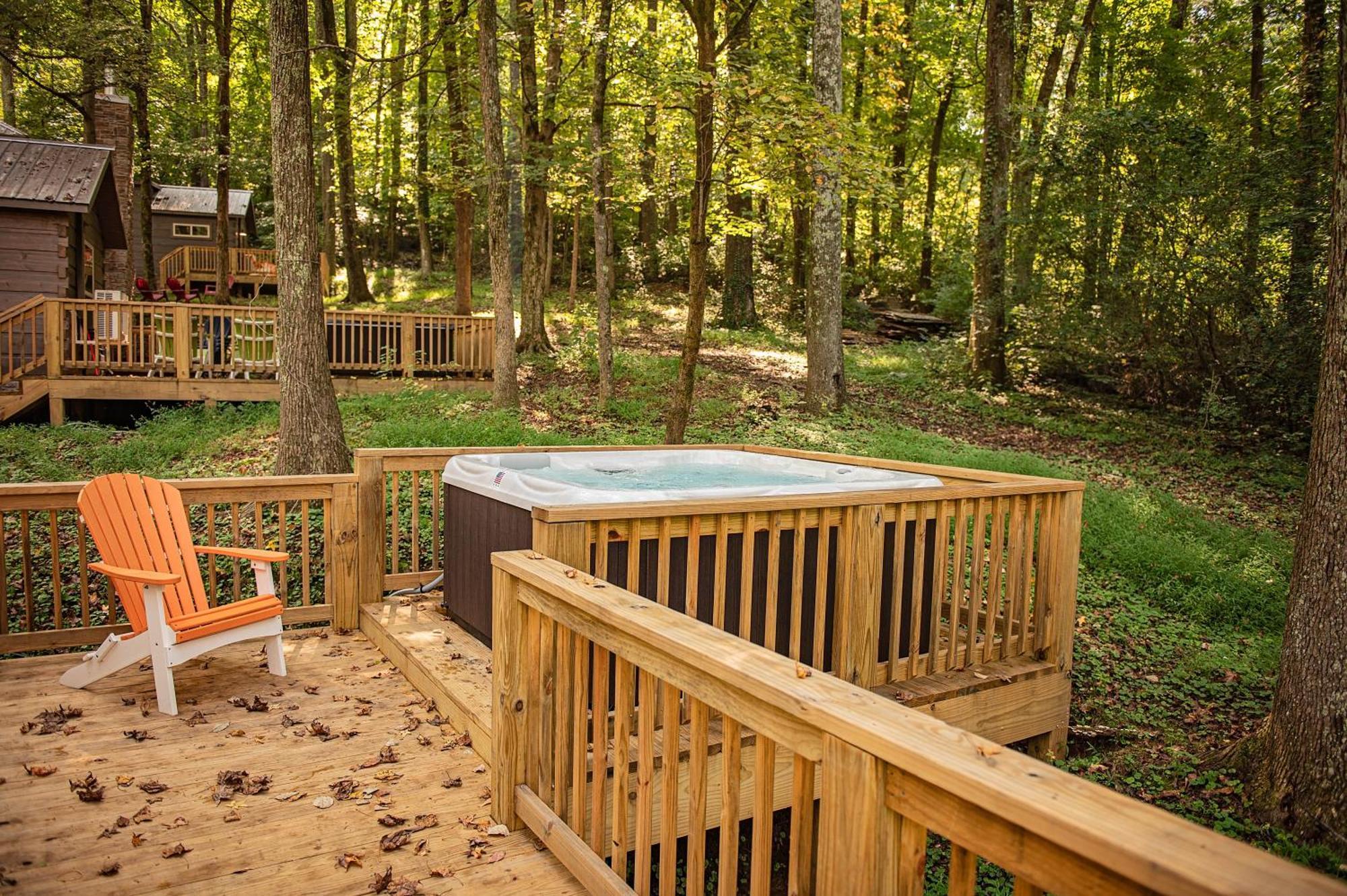 Lena Cabin Wooded Tiny Cabin - Hot Tub Chattanooga Exterior photo